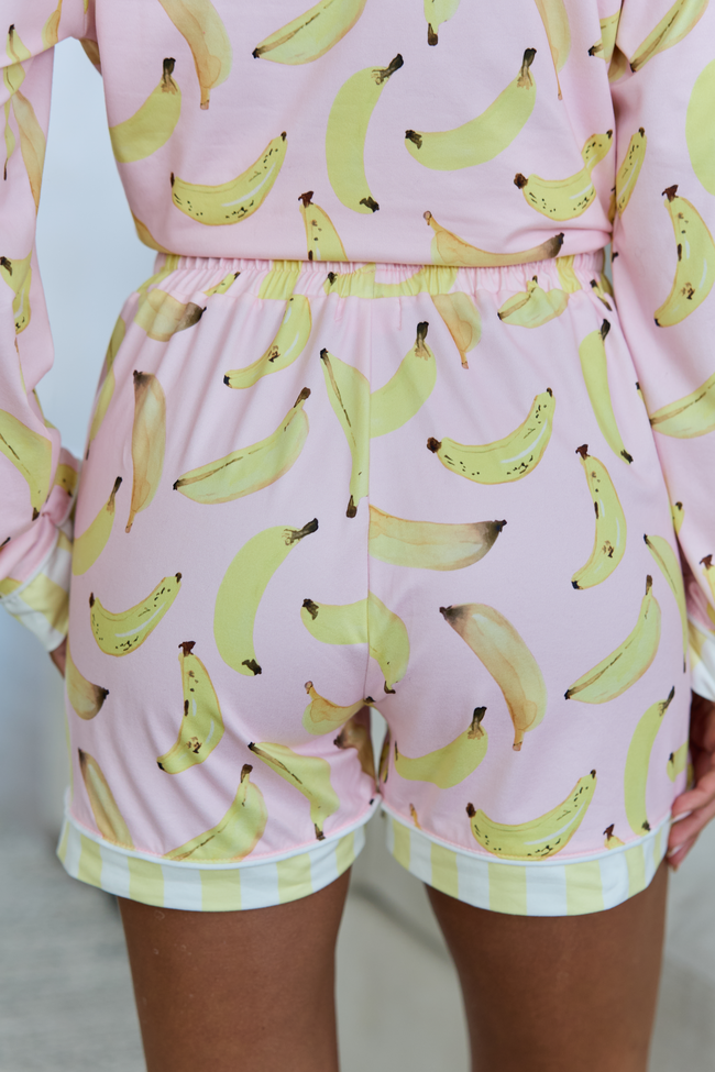 Cozy Crush Pajama Shorts - Banana Bliss SALE