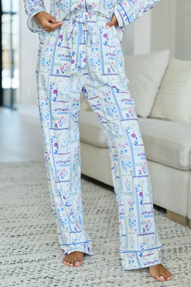 Cozy Crush Pajama Pants - Botanical Bliss SALE