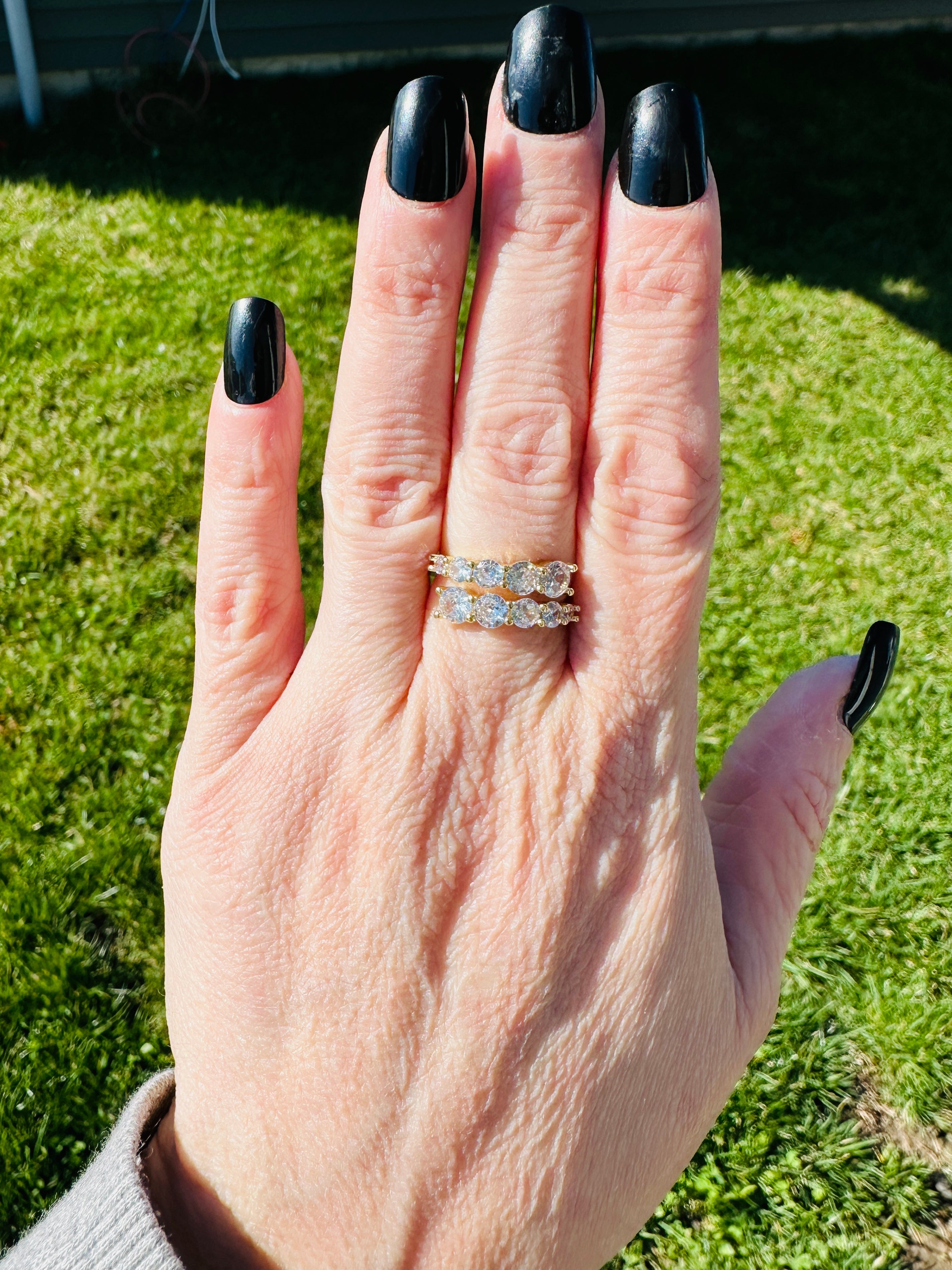 Marlowe Luxe Adjustable Wrap Ring- Gold