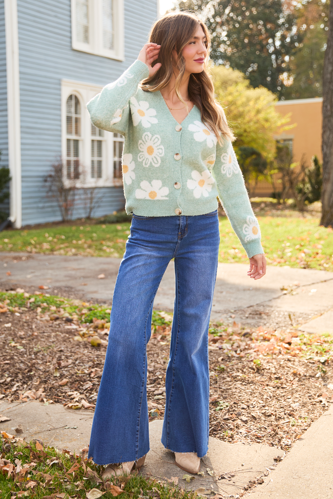 My Favorite Dark Wash Relaxed Flare Jeans SALE