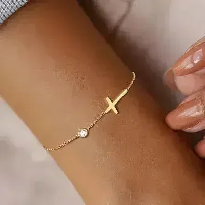 Faith-Inspired Cross Bracelet & Anklet