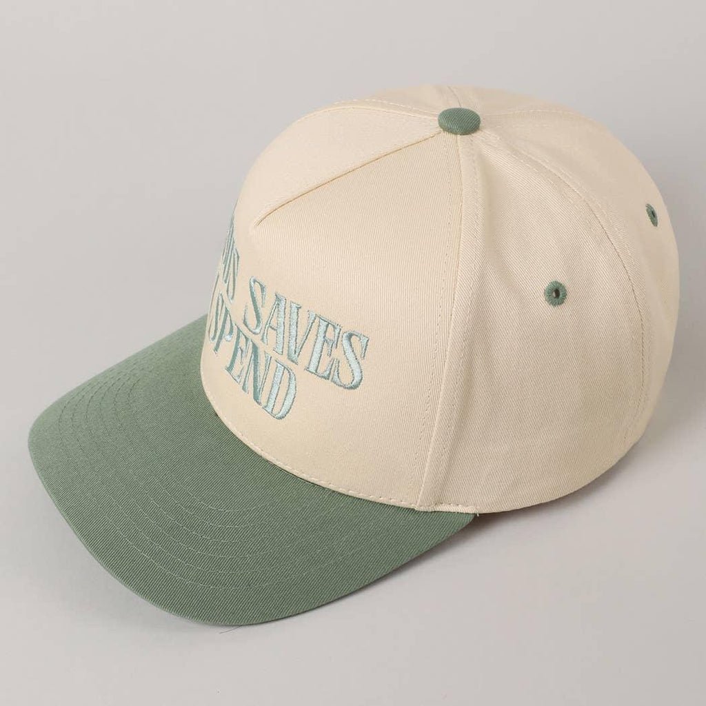 Jesus Saves I Spend Trucker Hat | Funny Christian Embroidered Cap