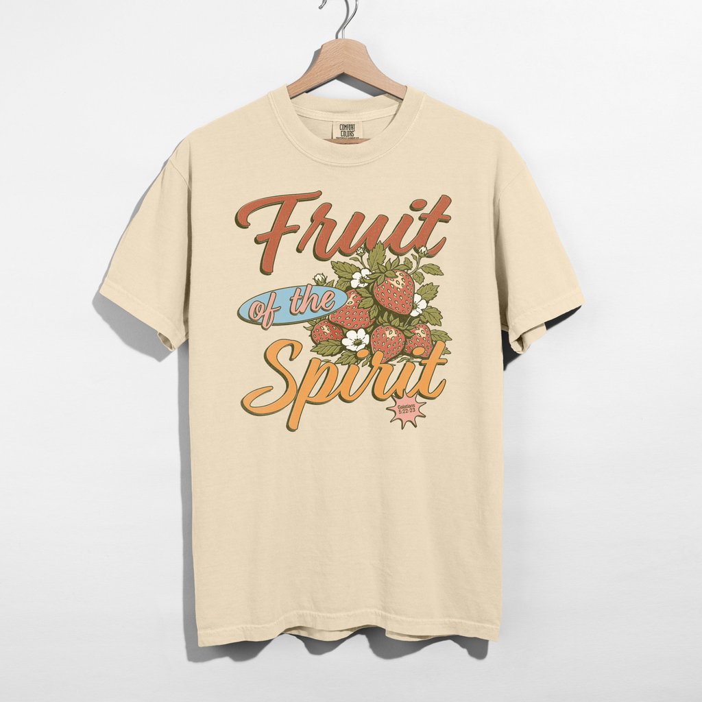 Fruit of the Spirit Strawberry Graphic Tee | Galatians 5:22